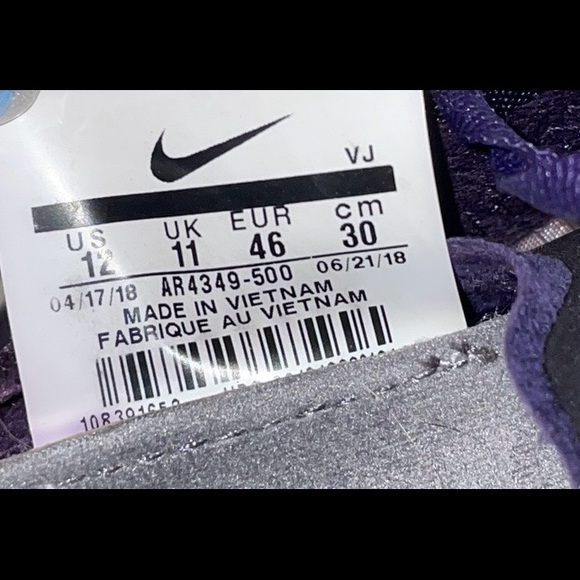 Nike Zoom Fly
Undercover Gyakusou Ink US 12 used - Picture 8 of 10